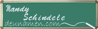 Mandy Schindele Visitenkarte